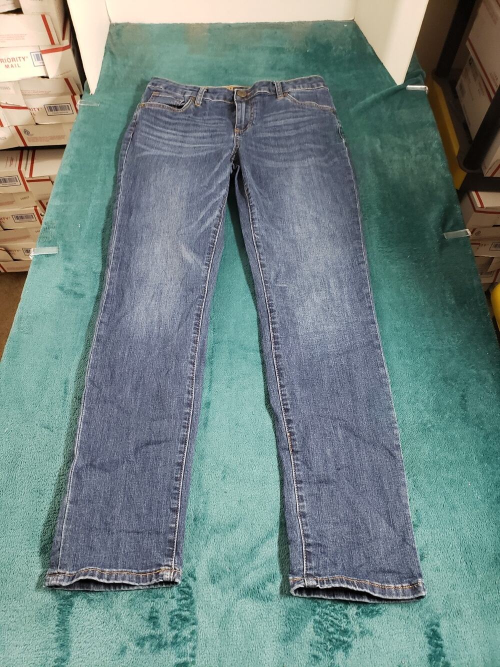 Kut from The Kloth Jeans Size 8 Womens Blue Denim Pants Mid Rise Ladies Skinny